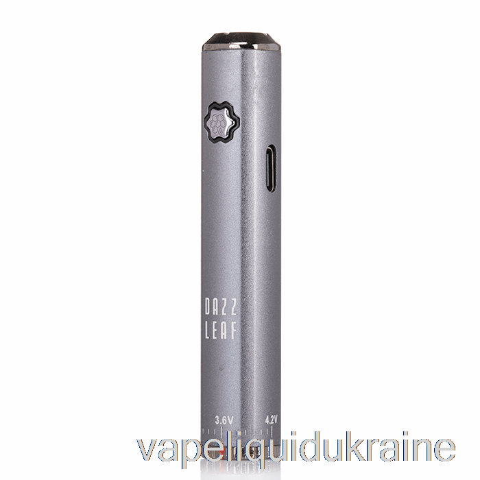 Vape Ukraine DAZZLEAF SQUARii Bottom Twist 510 Battery Dark Grey